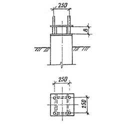 Ростверки односвайных фундаментов серии 3.407.9-146 фото 2