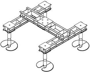 Ростверки четырехсвайных фундаментов серии 3.407.9-158 фото 1